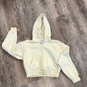 TNA Aritzia Zip Up Sweater